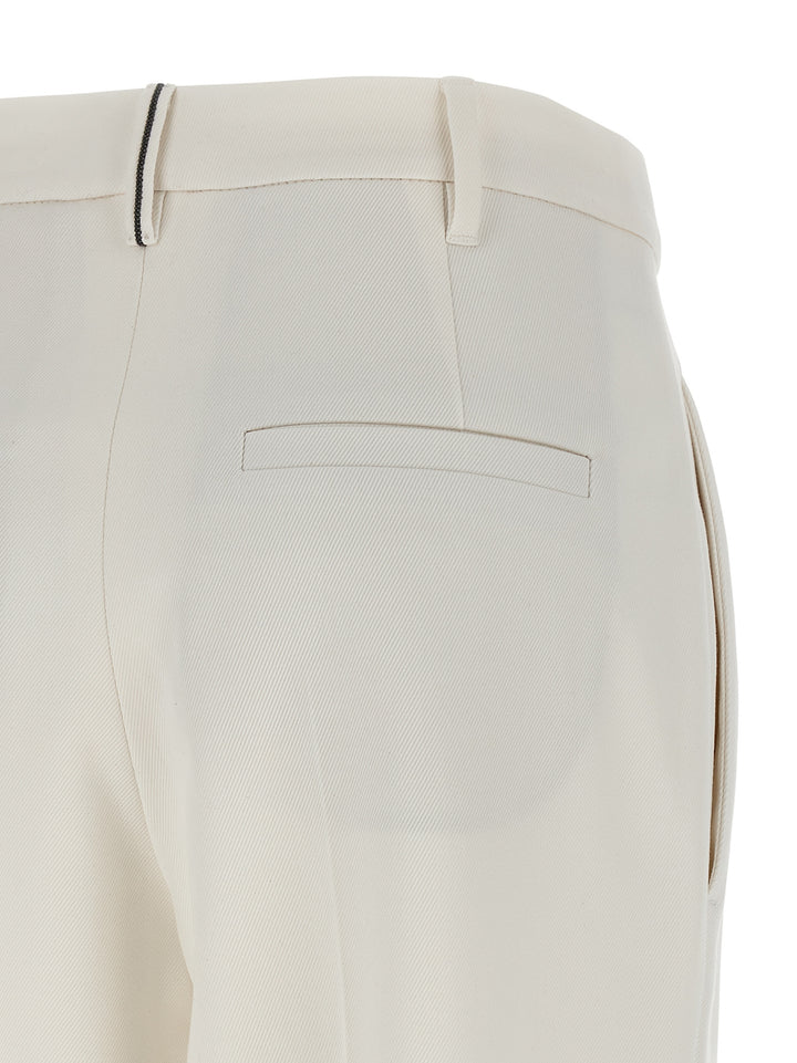 Brunello Cucinelli Slouchy Pantaloni - Bianco | 4279a4200811732488b224875044e357e46a9f35