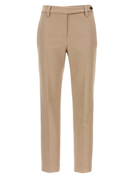 Monile Cotton Pantaloni Beige
