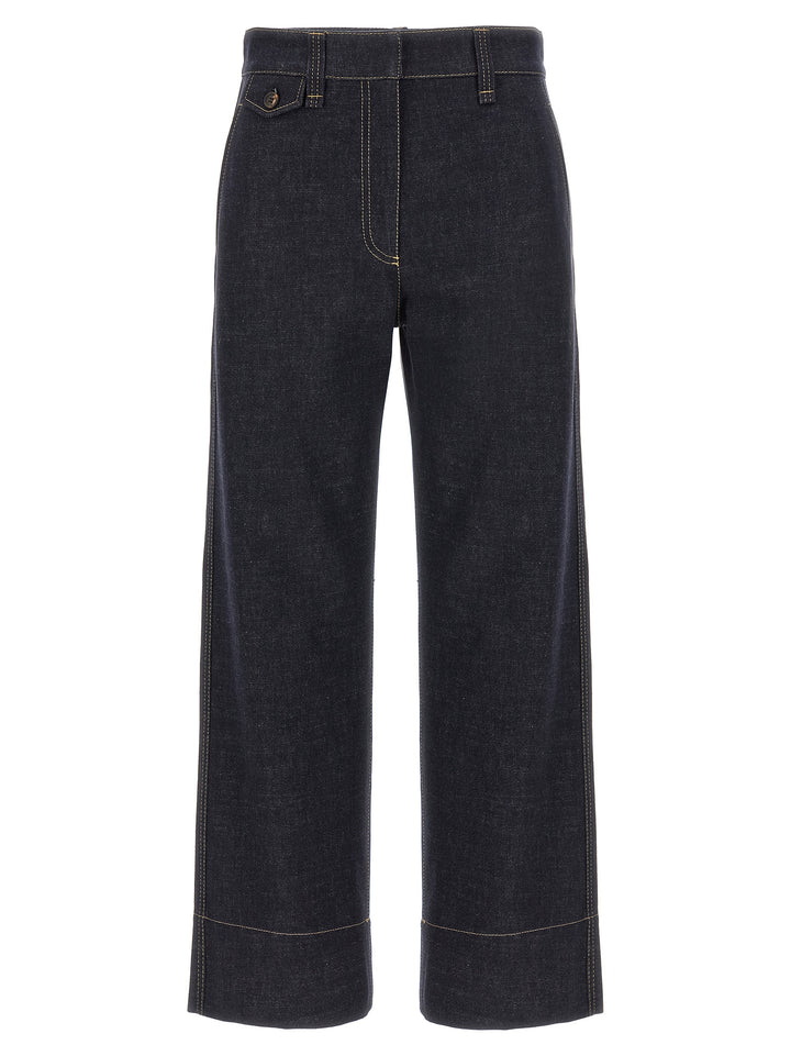 Brunello Cucinelli Sartorial Square Jeans - Blu | 74c5a697fdce1f0cce1ab2678ba100ba41d68a92