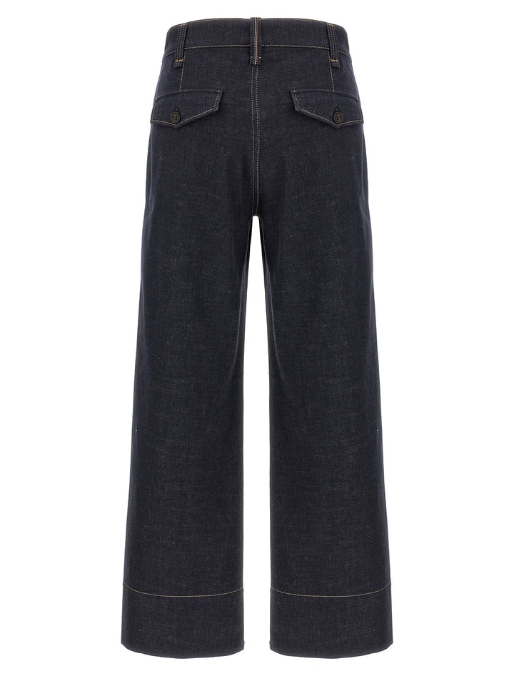 Brunello Cucinelli Sartorial Square Jeans - Blu | d3a9a5040c621797b2294f84d2788e536be4ac28