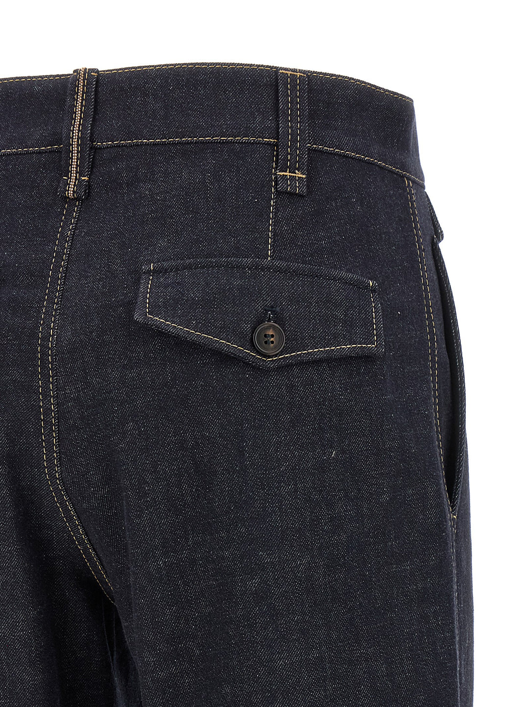 Brunello Cucinelli Sartorial Square Jeans - Blu | 5056dbbf284c9fecaa45bf660eecb51efa6299cd