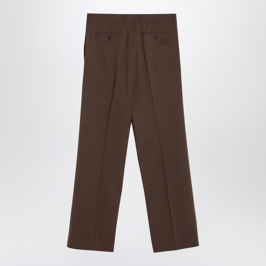 Miu Miu Pantaloni - Marrone | d8eaa560c354d3728daaa6bc1f22173f6243f118