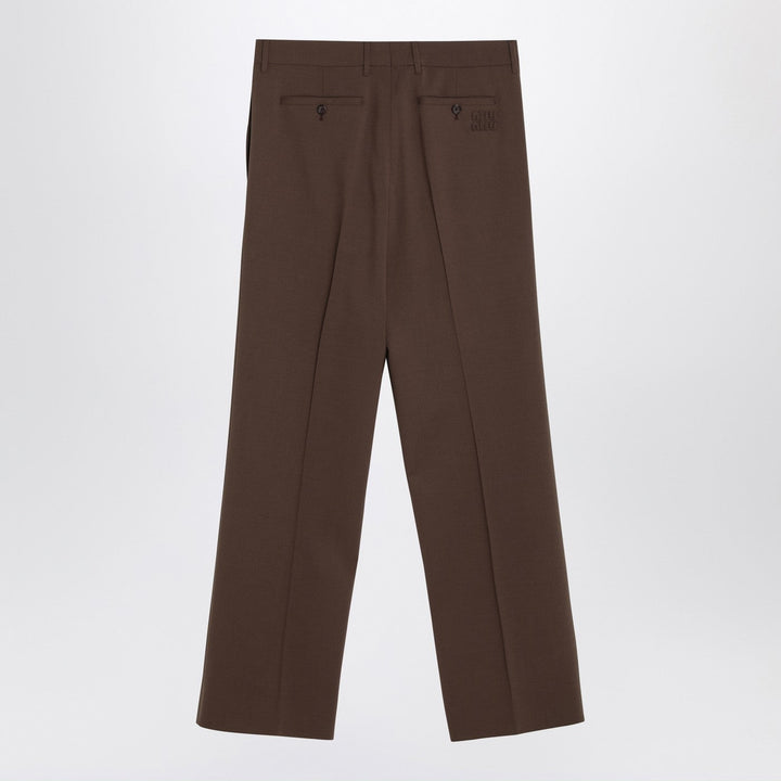 Miu Miu Pantaloni - Marrone | d8eaa560c354d3728daaa6bc1f22173f6243f118