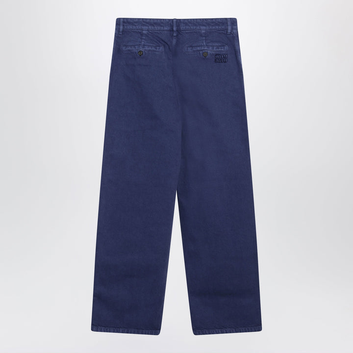 Miu Miu Pantaloni - Blu | 3753dec311fd4bb8ed7edf1ec918b60507e8ef8d