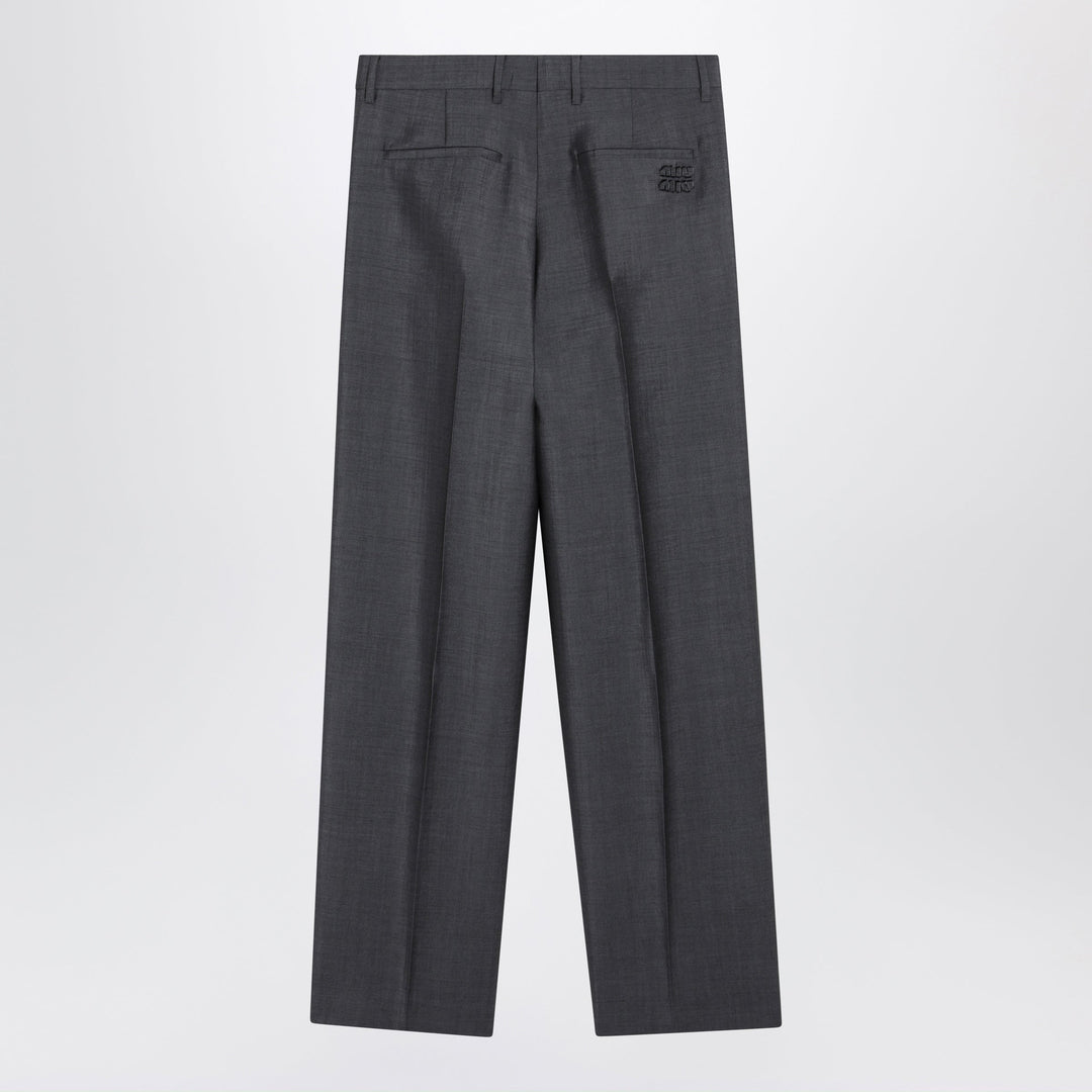 Miu Miu Pantaloni - Grey | 572b34cab01530fa16adf9228fe1d978255bf5e4