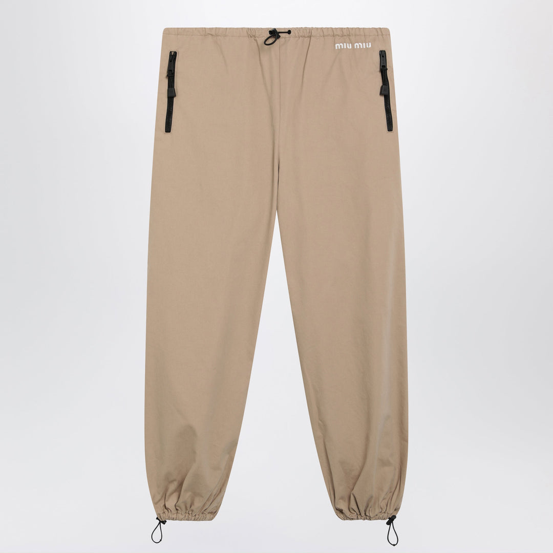 Miu Miu Pantaloni - Beige | d2dcc397d689c887cf0cbb663ab6fb27271e8e24