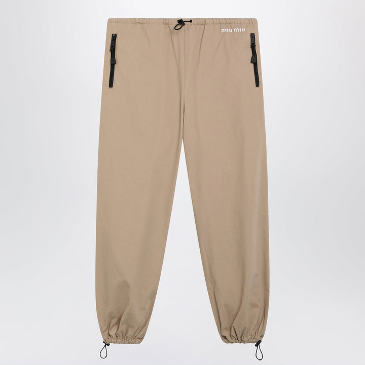 Miu Miu Pantaloni - Beige | d2dcc397d689c887cf0cbb663ab6fb27271e8e24
