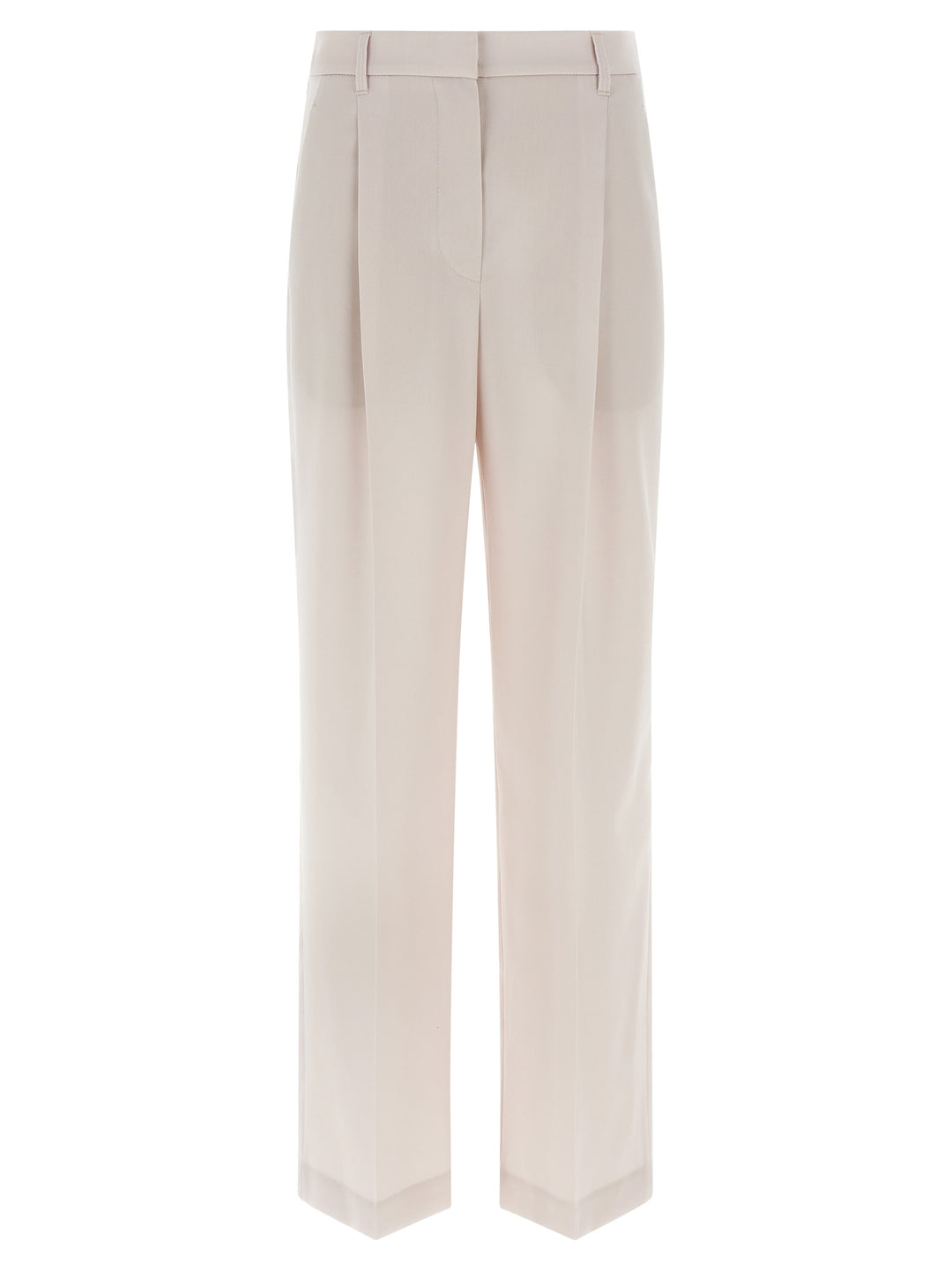 Brunello Cucinelli Wool Pantaloni - Bianco | 9946dcef94b7b158a0af2d23b63a8c4b5dd9c4f6
