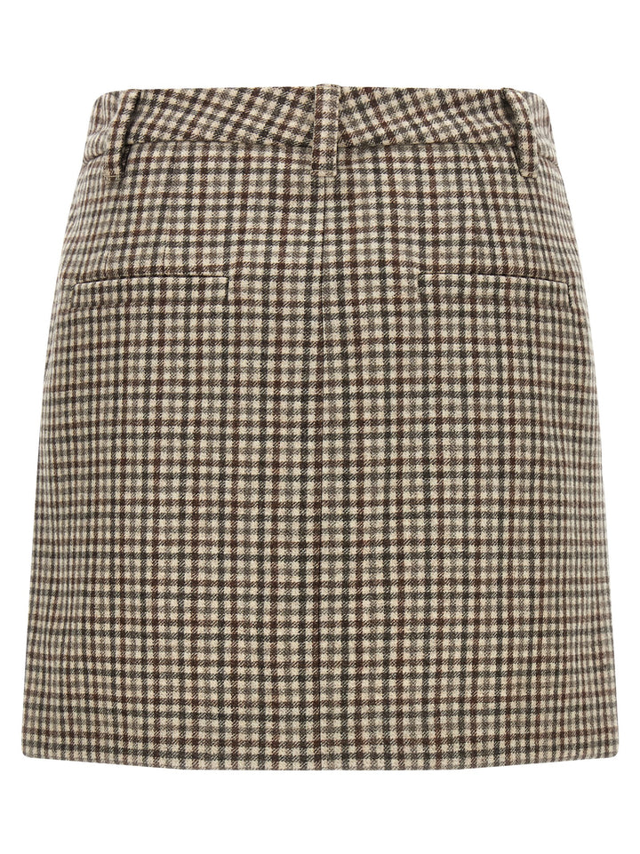 Brunello Cucinelli Mini Gonne - Beige | e99b36f8cc14fdb4a60d50339dfb2dbb43cf8306