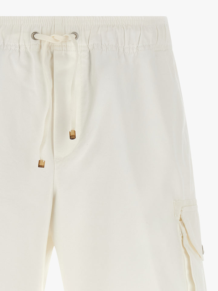 Brunello Cucinelli Cargo Pocket Bermuda Shorts Bermuda e Short - Bianco | b6429ba6ca97dfb87553a44d359d0c8509e91885