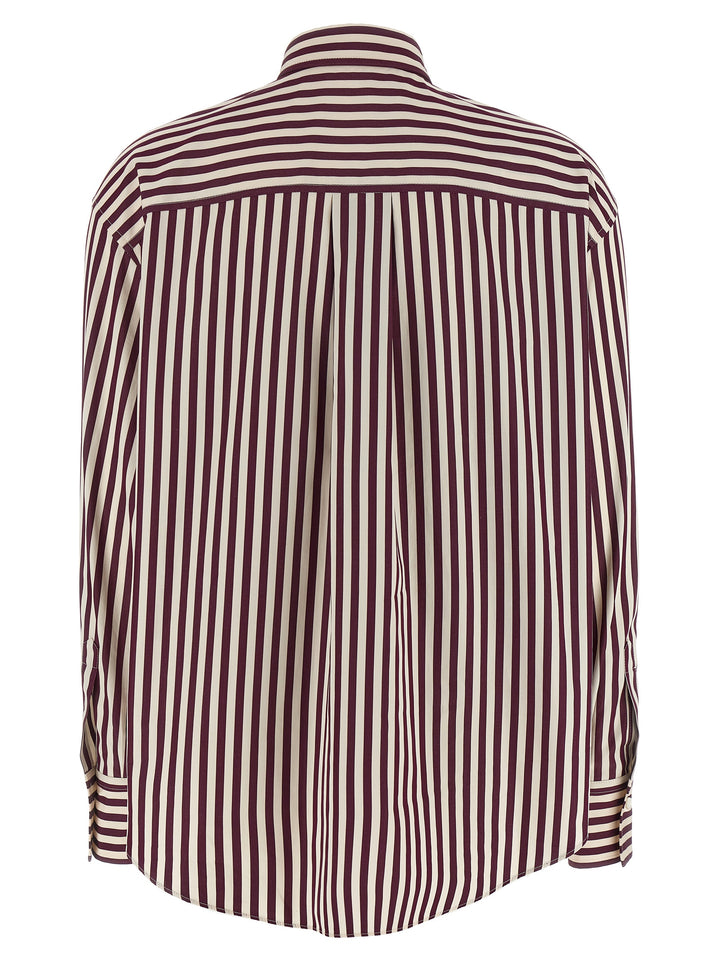 Brunello Cucinelli Shiny Detail Camicie - Bordeaux | 250f70c0acc3382d783e6dde3455b1105eceebc6