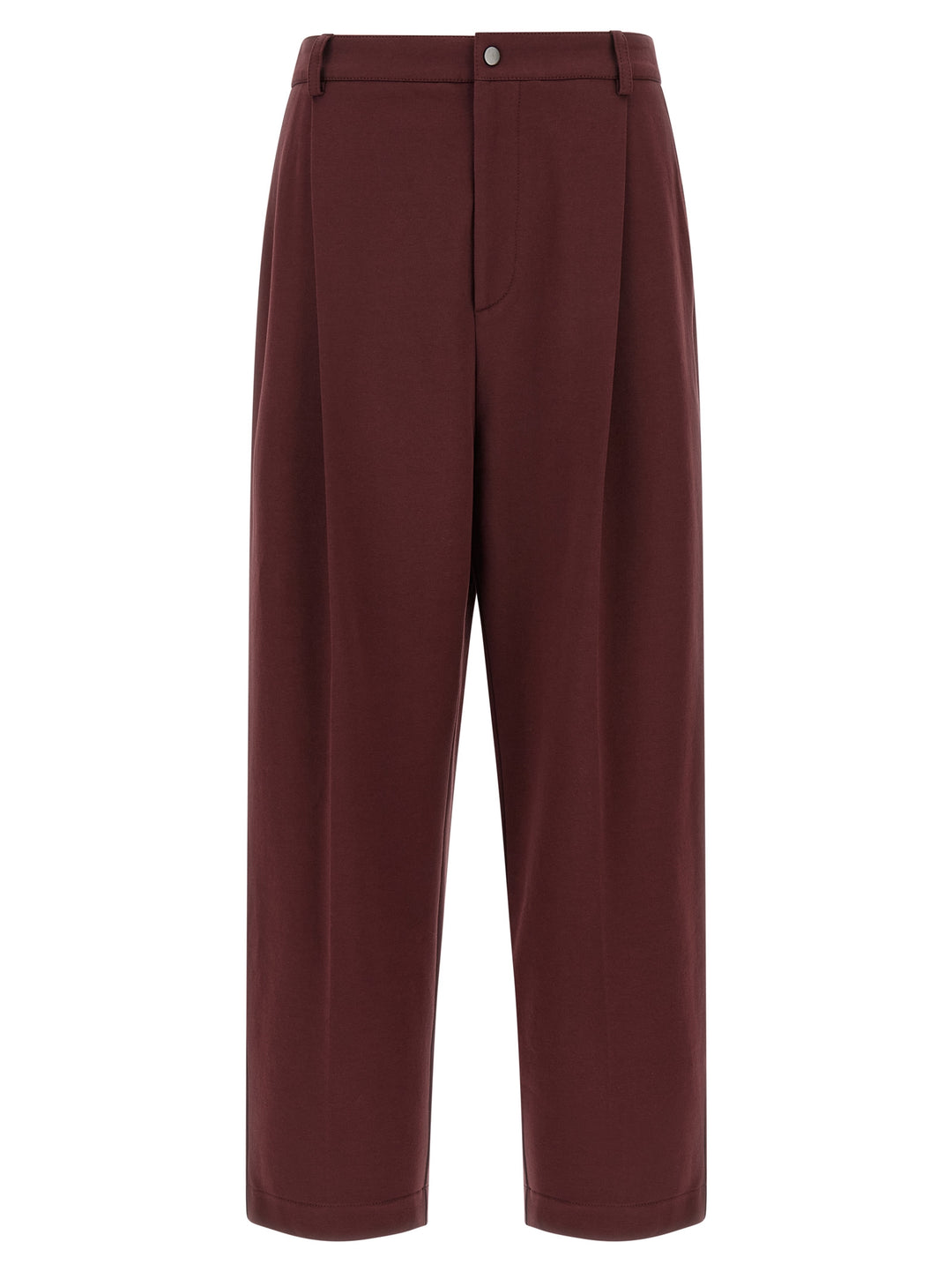Brunello Cucinelli Crop Pantaloni - Bordeaux | 489e4de376c3ce370424552218d8019d5af0874a