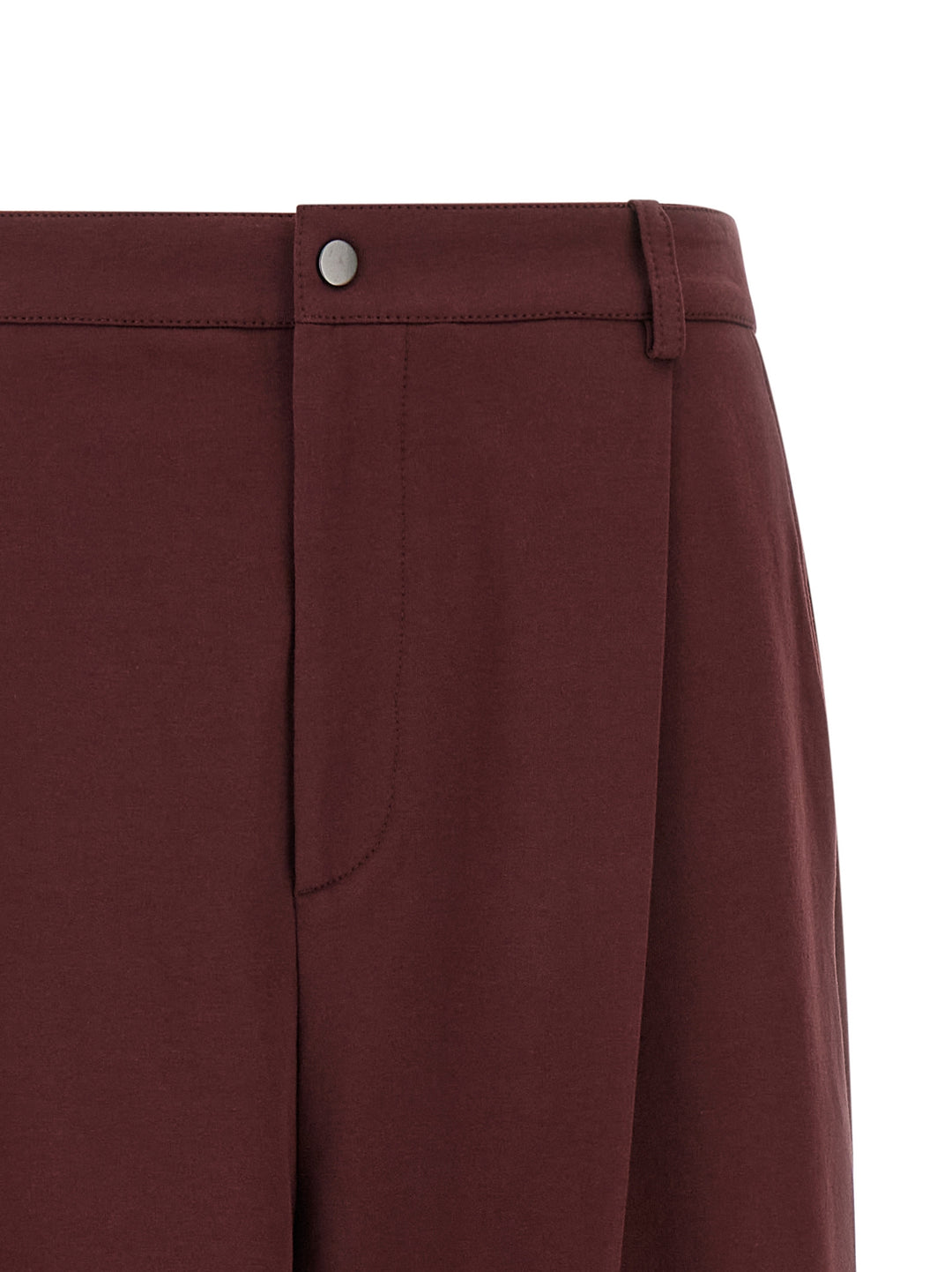 Brunello Cucinelli Crop Pantaloni - Bordeaux | 4bf4c9c5e90a5e2094a8485c0d4ee0afd1c3fad6