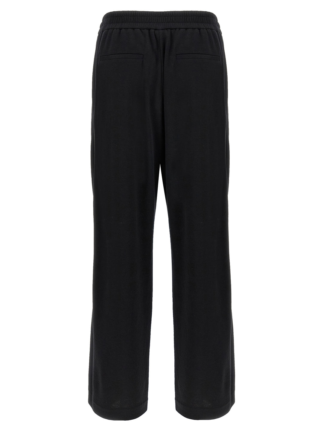 Brunello Cucinelli Shiny Trims Pantaloni - Nero | 8c50208c15f2de632611d4a3bd7ece25af67b413