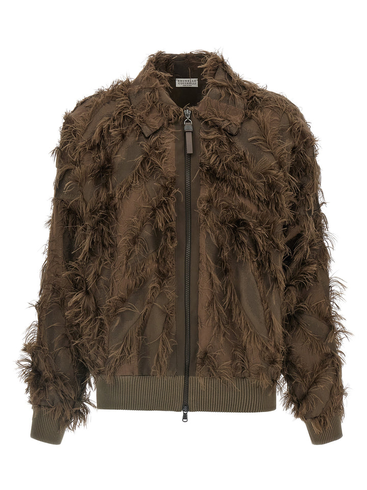 Brunello Cucinelli Dracaena Puffer Jackets - Marrone | 276249893ddeab8684964ea708789c0cef81cef8