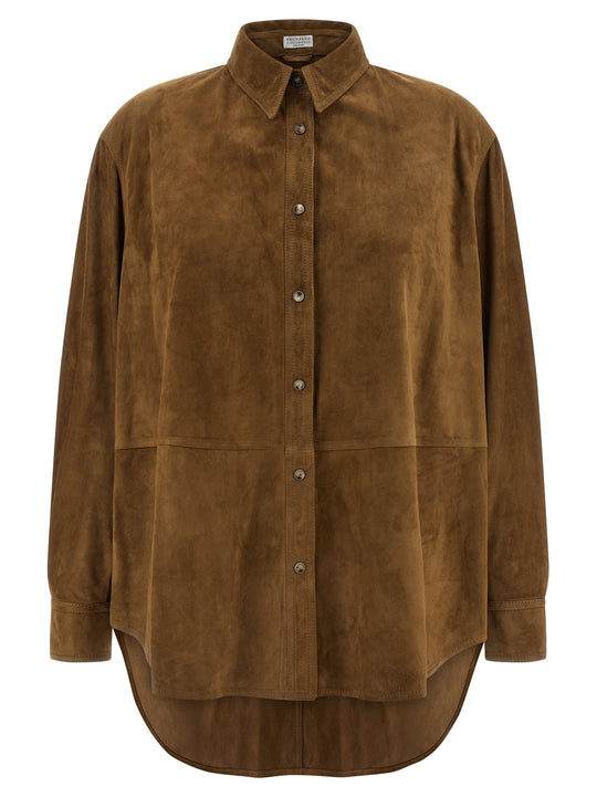 Suede Shirt Camicie Marrone