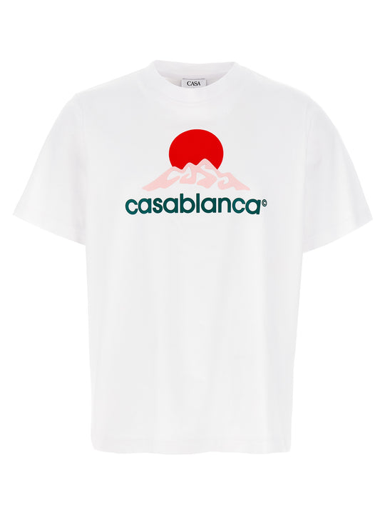 Casablanca Montagne T Shirt Bianco