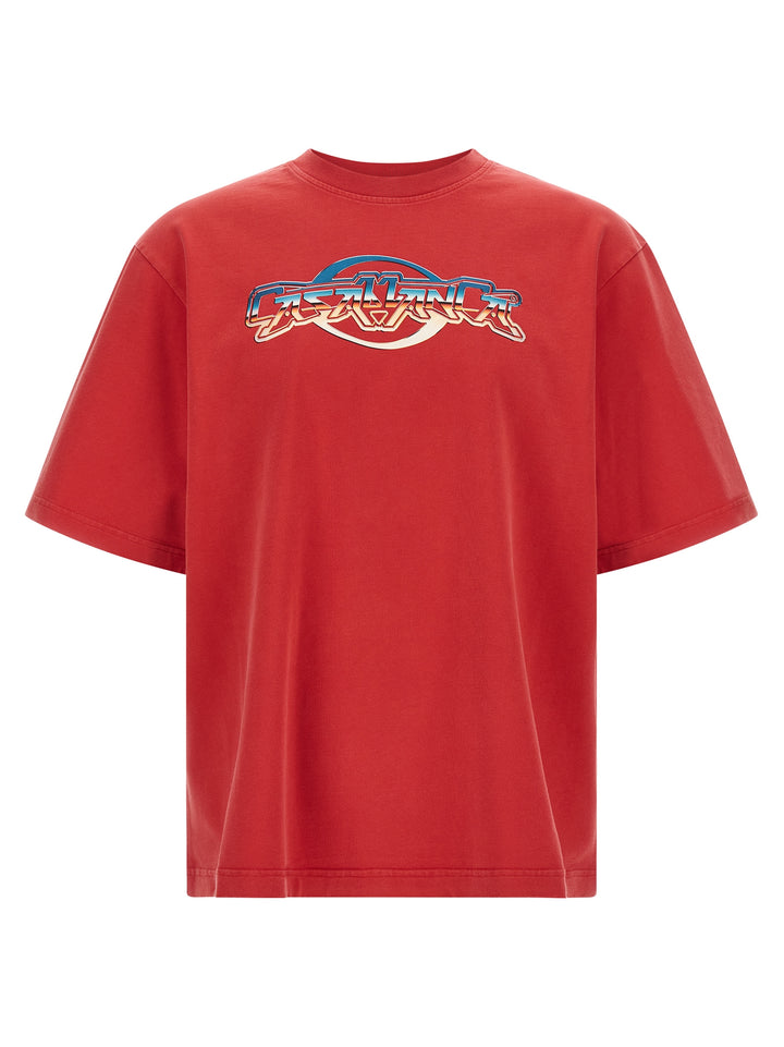 Casablanca Chrome T shirt - Rosso | b464e795a50e24d3ab0ca981793990df080f1b70
