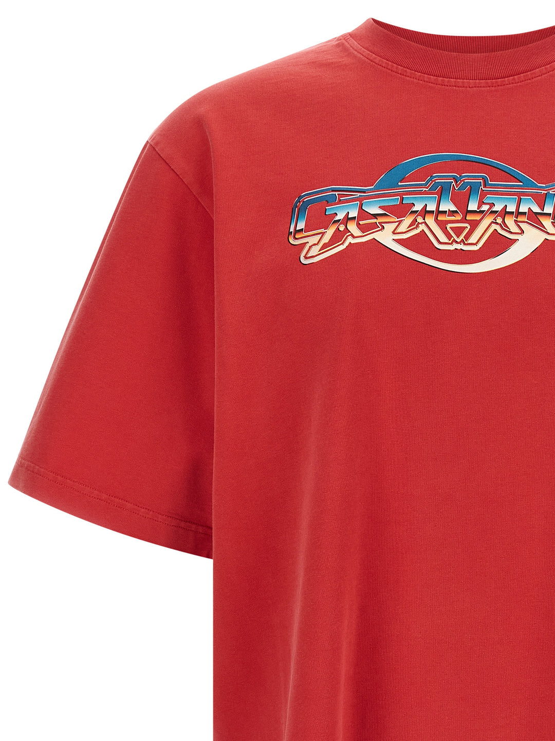 Casablanca Chrome T shirt - Rosso | f6b542c2c1132f072be0de2abb30499c3d71262b
