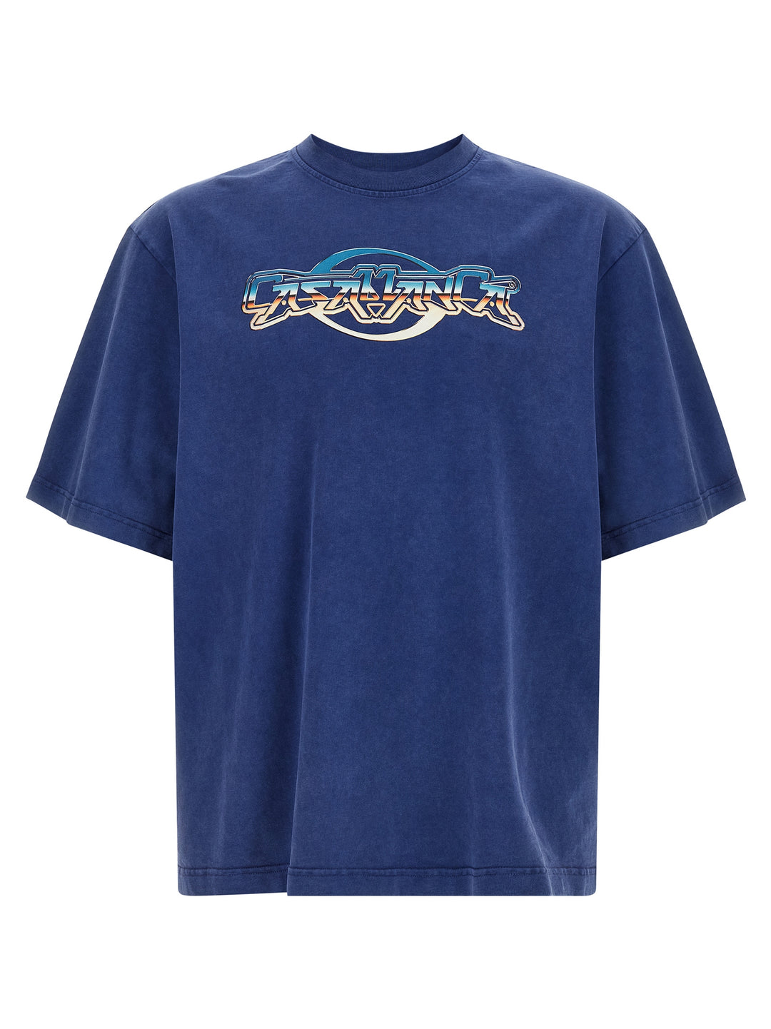 Casablanca Chrome T shirt - Blu | 5fcc9289428976a039dc8691053a42d0c5d21326