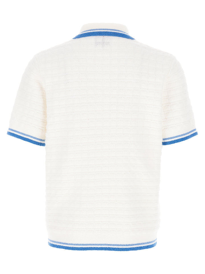 Casablanca Boucle Polo - Bianco | 68898777458287d7465a2bd21b1f4f019249fdb1