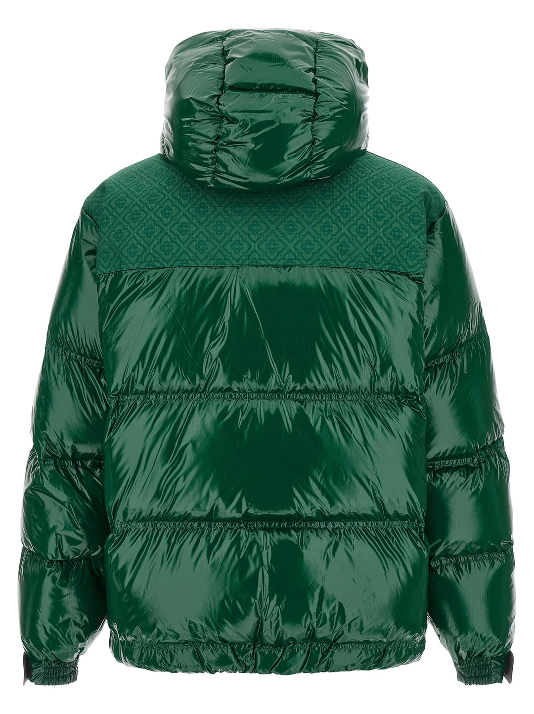 Casablanca Nylon Puffer Puffer Jackets - Verde | 680d3b6b69166cb5502bd5709eb3c47857be85cb