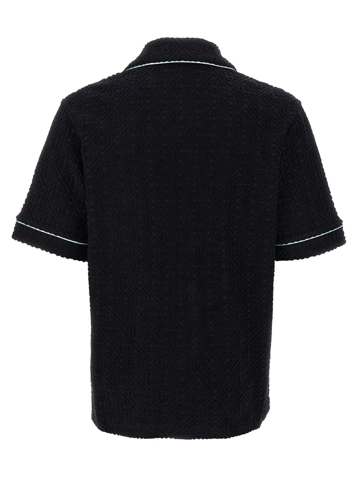 Casablanca Towelling Monogram Camicie - Nero | 6fdcb62b2e4ddf495eaa30d91b2639526a5406b3