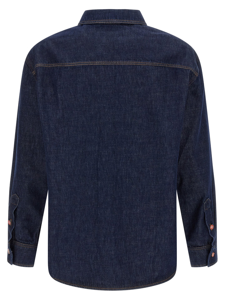 Casablanca Denim Shirt Camicie - Blu | ec719f9afc74dffedf2d22307fa110b0c3d9615c
