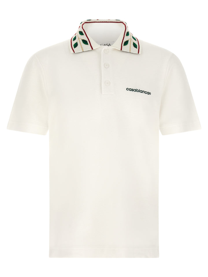 Casablanca Laurel Polo - Bianco | 9a02596749c2e610cf7de16cde6fedecc3cb9164