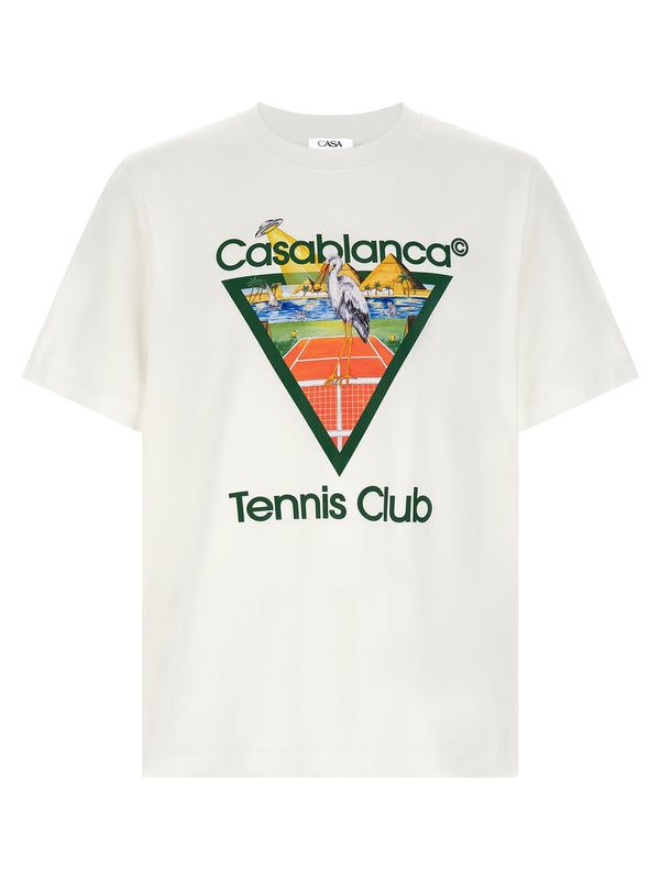 Tennis Club T Shirt Bianco