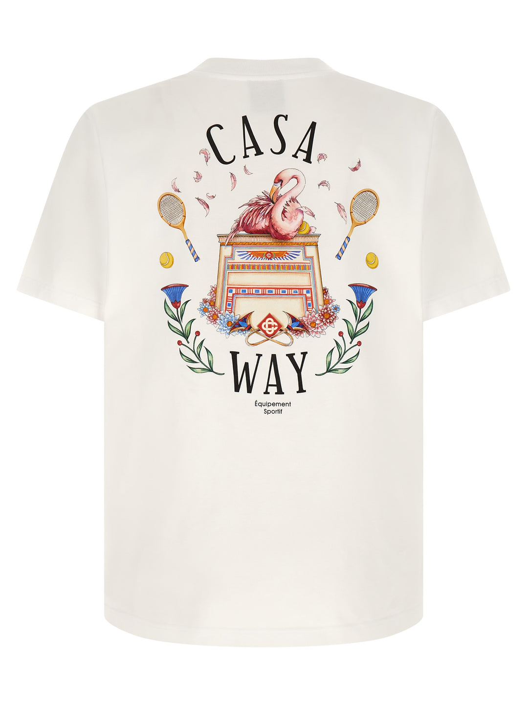 Casablanca Casa Way T shirt - Bianco | d7786d0a19d2a558ab9f6c32b55a9b8df1e5acd3