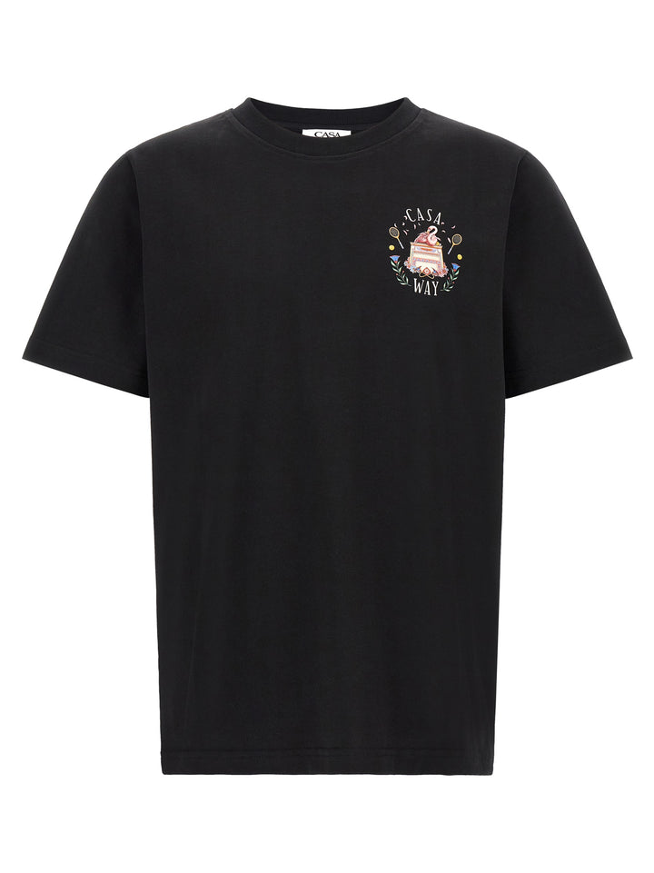 Casablanca Casa Way T shirt - Nero | ef4079bb4b9c8997d633077a4854d22123d09351