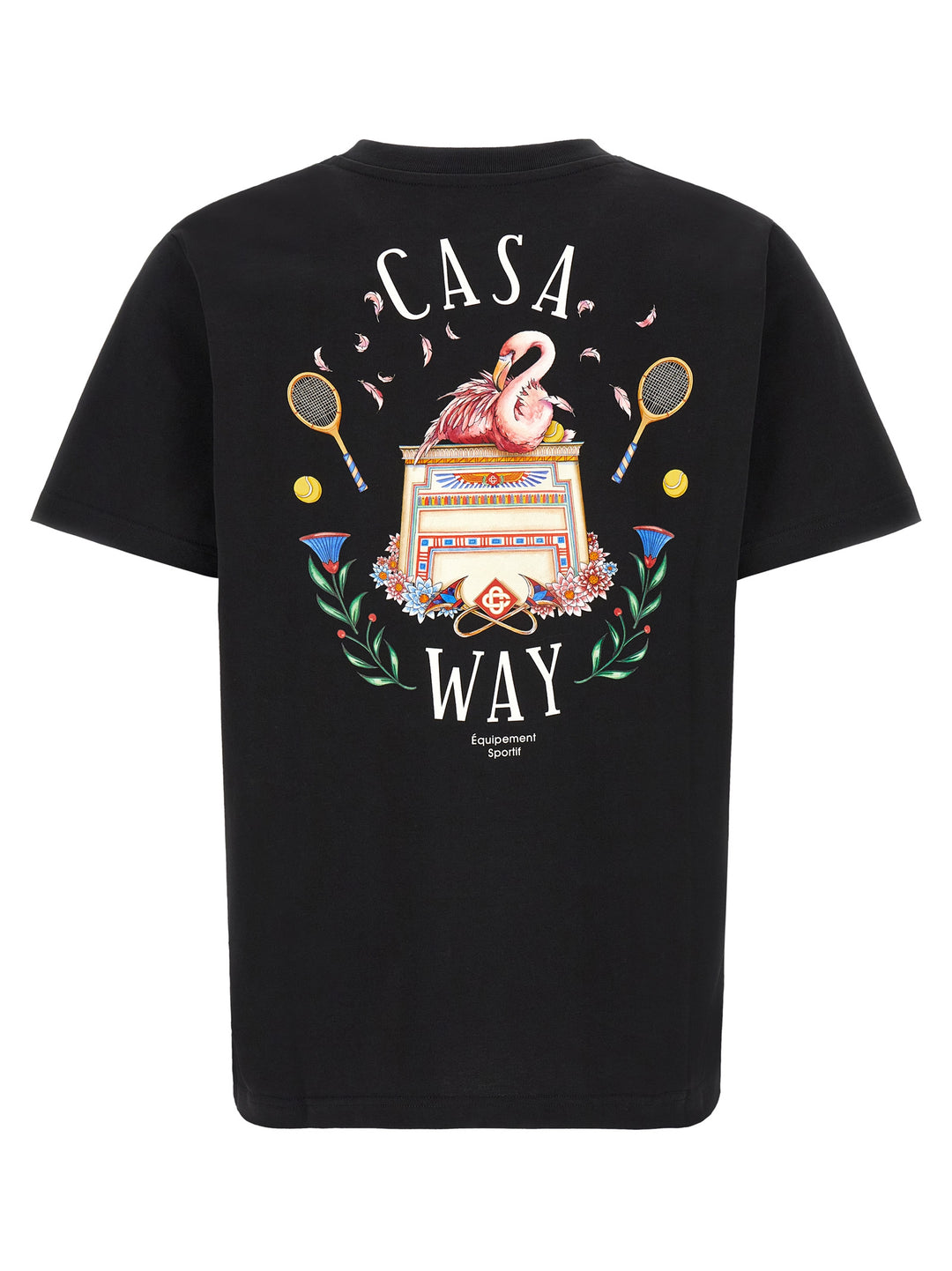 Casablanca Casa Way T shirt - Nero | 78b0a39b90eca9699c9371b31c8cb60739c3211b