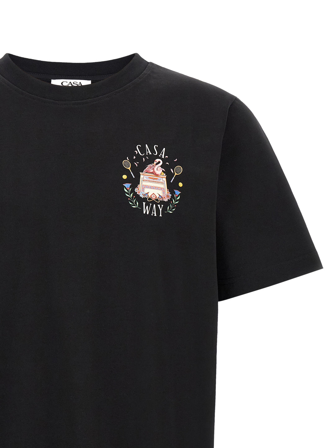 Casablanca Casa Way T shirt - Nero | e76a0e909fed7a2e8cefe5a4a079114013fb7251