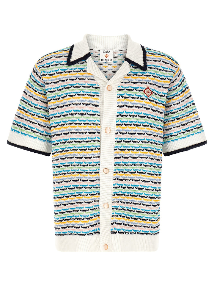 Casablanca Tuck Stitch Camicie - Multicolor | b925ed4f3d18f13b45d56622fb954104b3080877