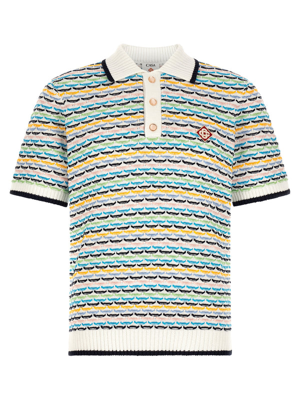Tuck Stitch Polo Multicolor