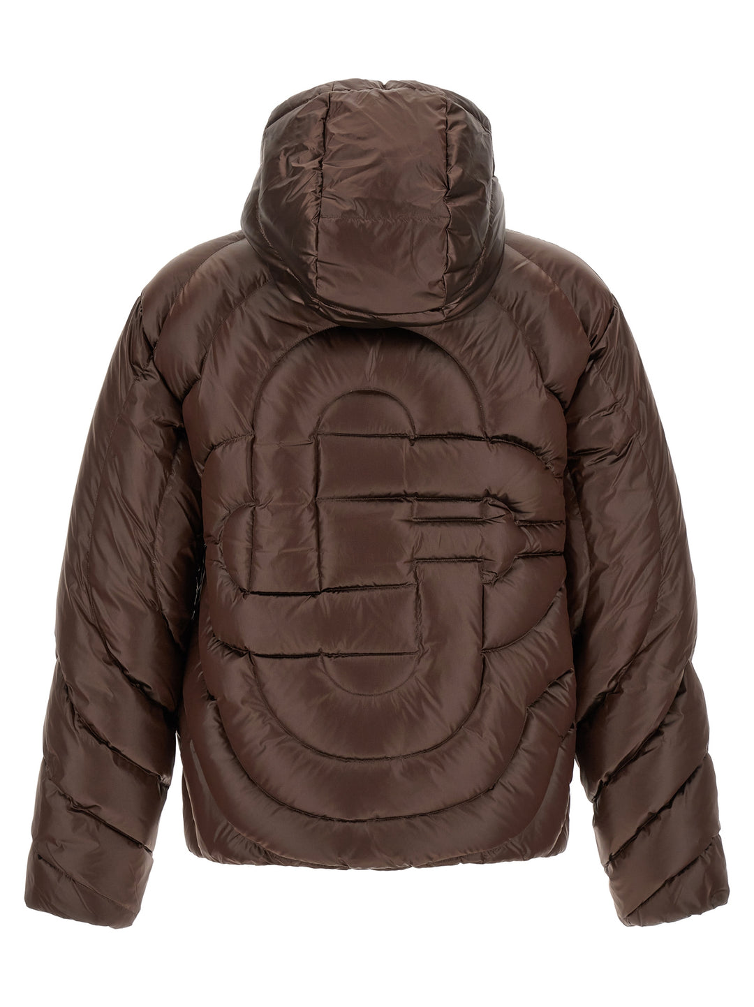 Casablanca Monogram Puffer Jackets - Marrone | 479fd961a4b2c44b742d748178bb5c5aa1edab39