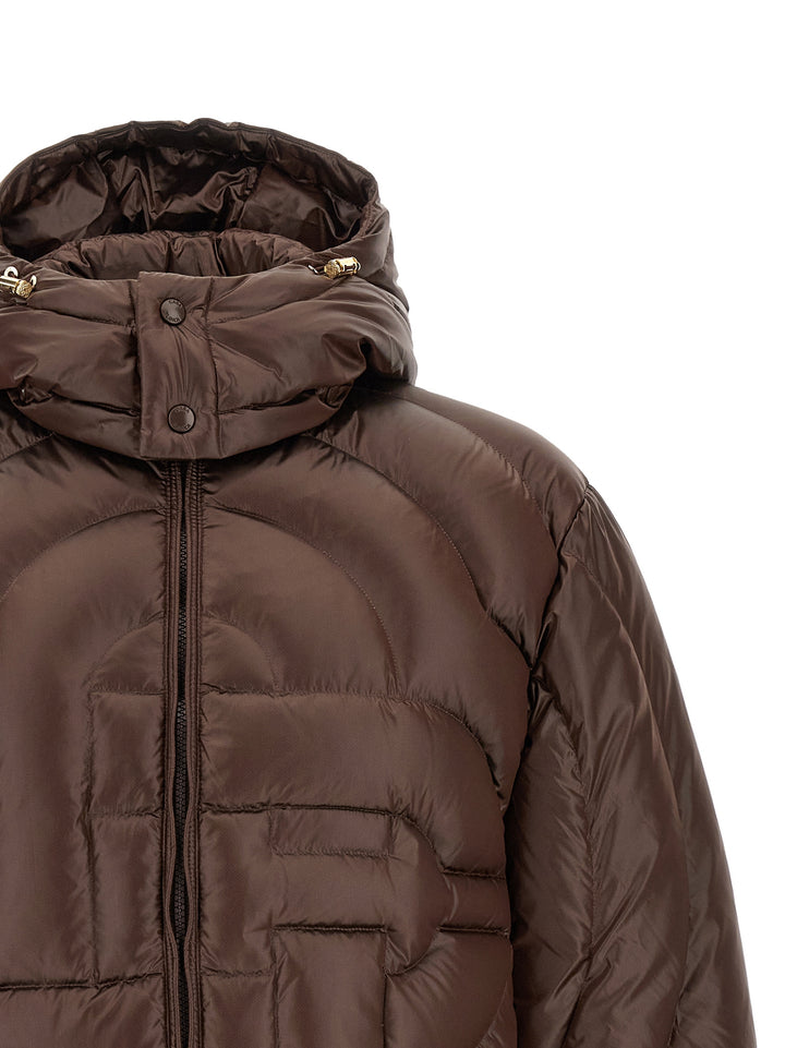 Casablanca Monogram Puffer Jackets - Marrone | ae44888964d3ff95477d95682b0d37f92c88f1fe