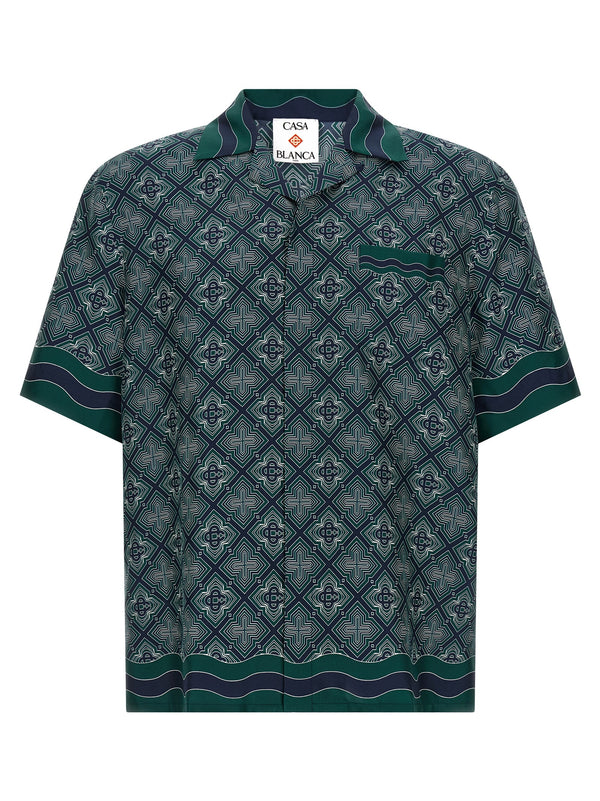Radiating Monogram Camicie Verde