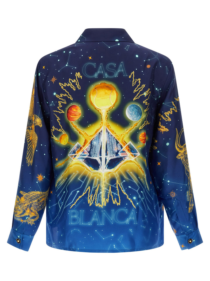 Casablanca Astrology Camicie - Blu | b24faef63e4c52b1cdac98a507949da480bcfb49