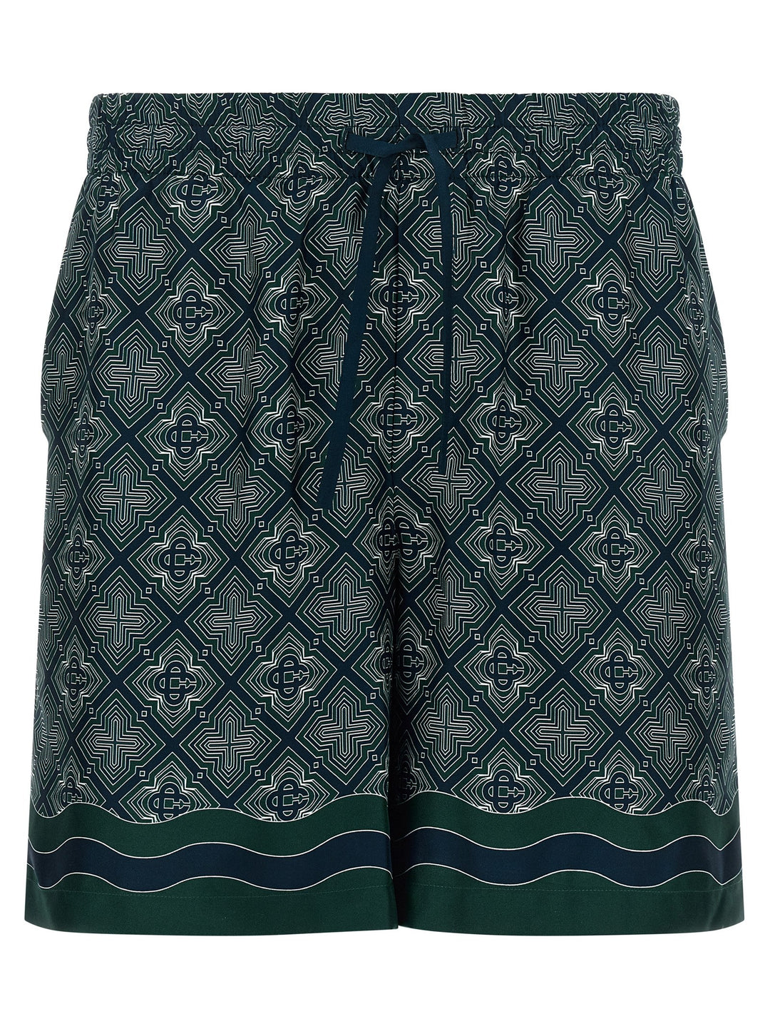 Casablanca Radiating Monogram Bermuda e Short - Multicolor | 555edc56e2ee392b12f05d19d370bb5f056afd1d
