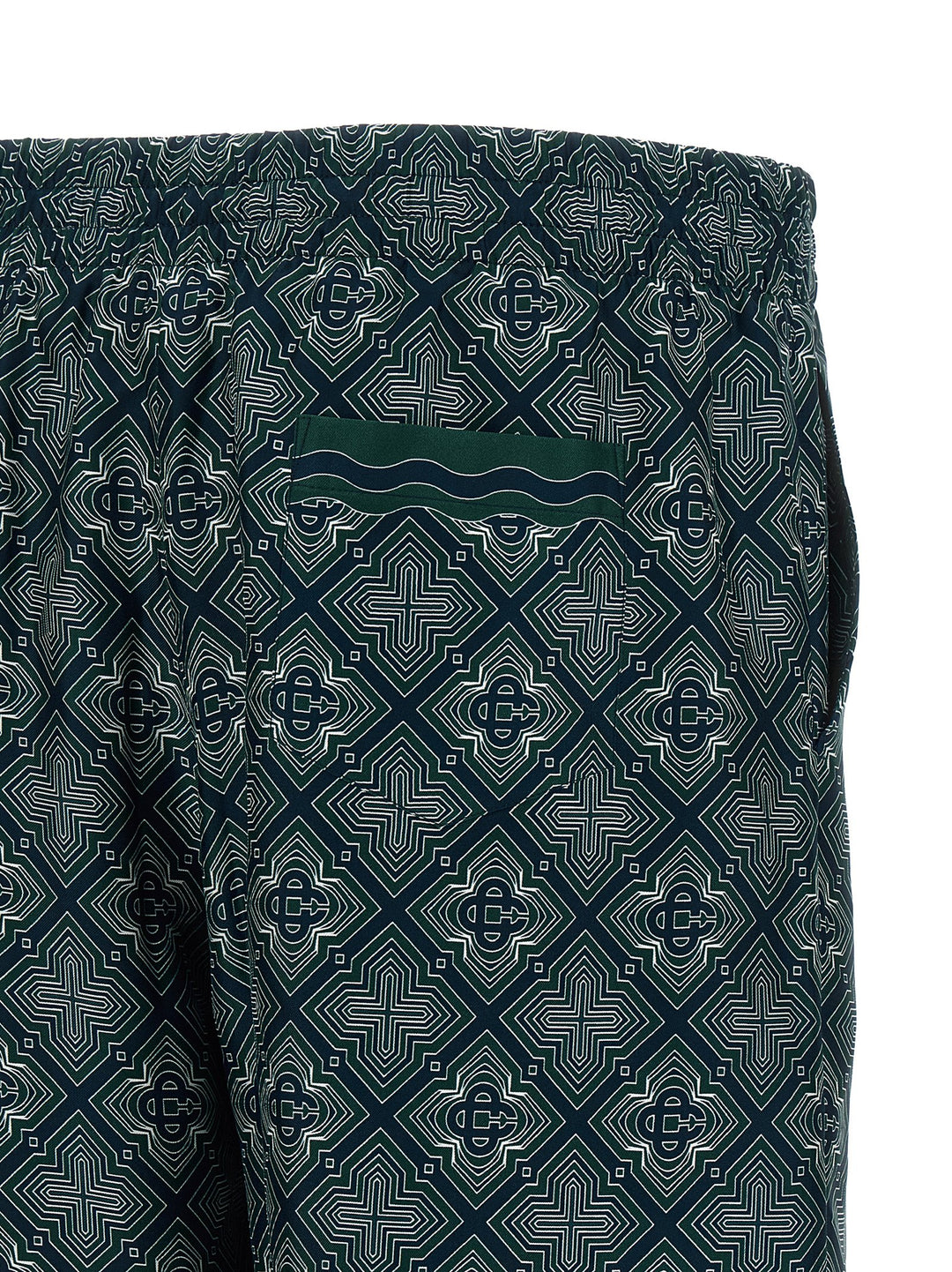 Casablanca Radiating Monogram Bermuda e Short - Multicolor | 51461e60bfe89d8c93123fa5153e3c85935c50c6