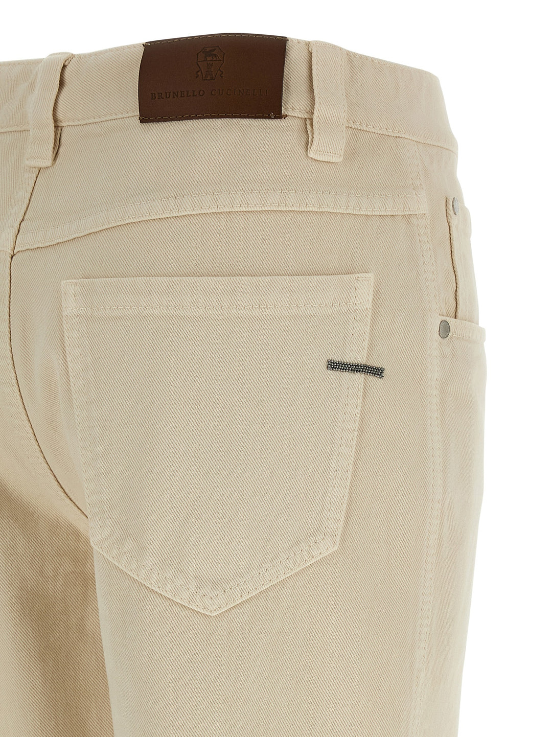 Brunello Cucinelli Denim Pants Jeans - Bianco | cb718f26be3194e475d02d824281ca70b92441bb