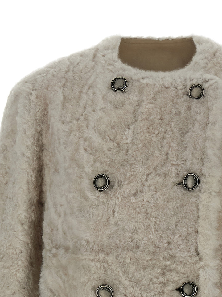 Brunello Cucinelli Fuzzy Pellicce - Beige | 0460f934d0d42e5888a4127ad259ac5ad00f306c