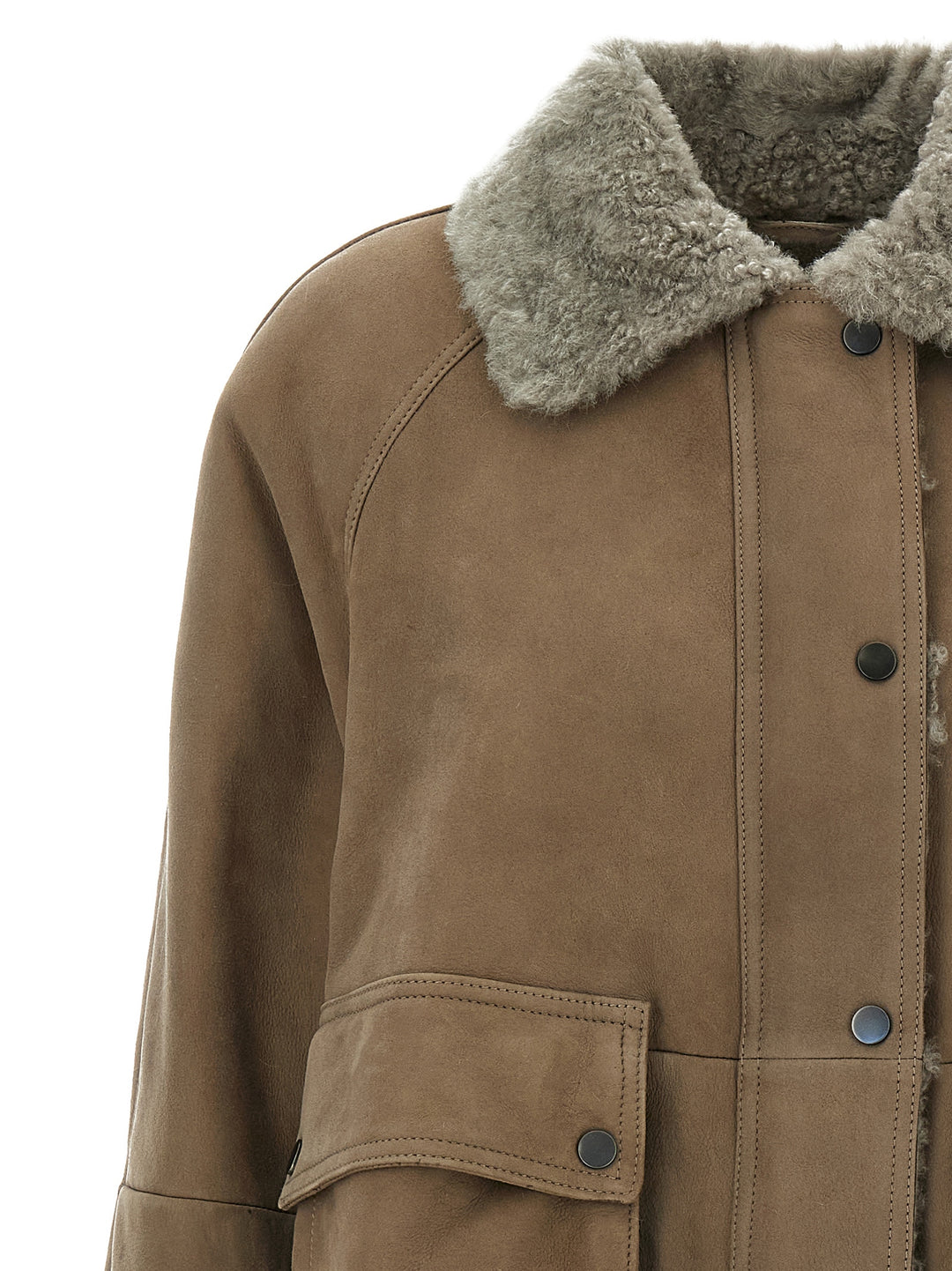 Brunello Cucinelli Jacket Puffer Jackets - Beige | 0c419db45070854b3de78a262f225fbf2f2c3101