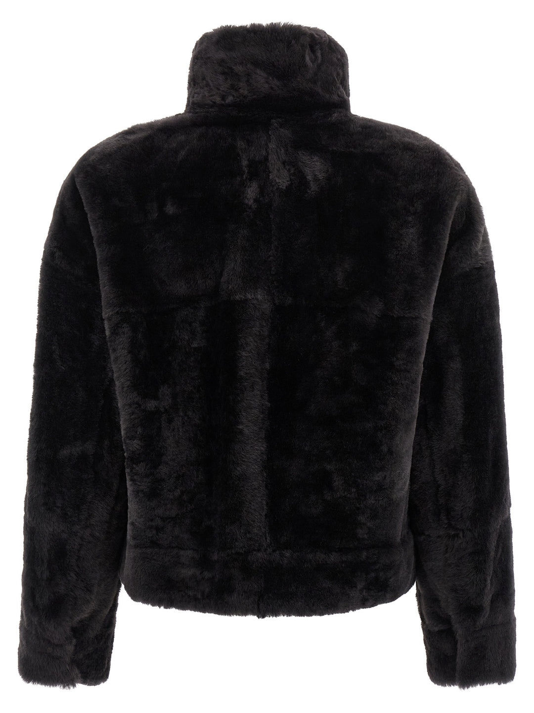 Brunello Cucinelli Shiny Zipper Pull Pellicce - Grigio | 09768b4126fd690f9ab4a414ebefe9e3335f223e