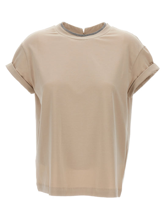Monile T Shirt Beige