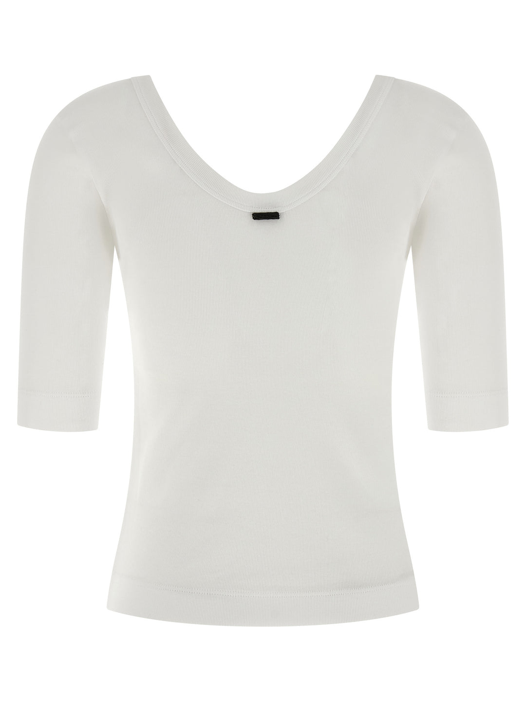Brunello Cucinelli Monile T shirt - Bianco | 1a679431135304e7deb9916d889665a76caf7572