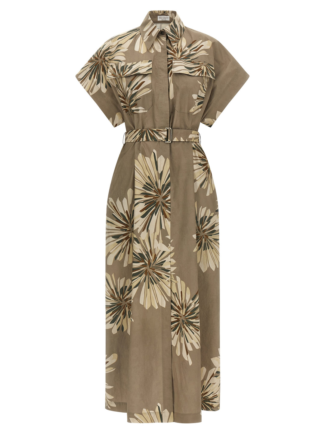 Brunello Cucinelli Chemisier Dress Abiti - Verde | 7de28a801cbb4dfdfd2bb730b62e220c3df511a6