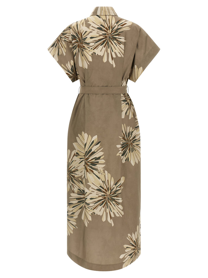 Brunello Cucinelli Chemisier Dress Abiti - Verde | 920a4582ea6761c35815bff7f9f90786035ca7fc